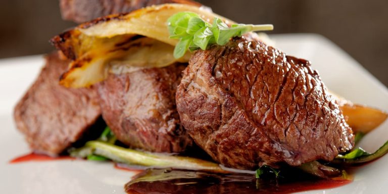 Venison Leg Medallions with Cumberland Sauce